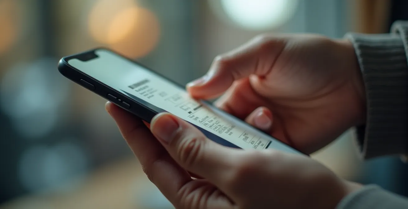 Workflow zur digitalen Belegerfassung mit dem Smartphone