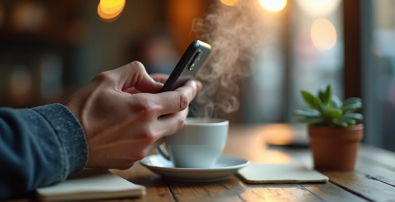 Smartphone zeigt optimiertes Google Unternehmensprofil mit Local Pack Ranking