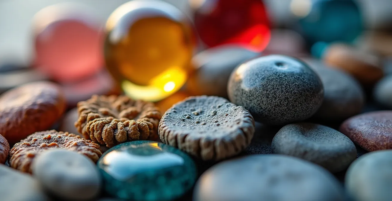 Makroaufnahme von verschiedenen Produktelementen, die unterschiedliche Deckungsbeiträge symbolisieren